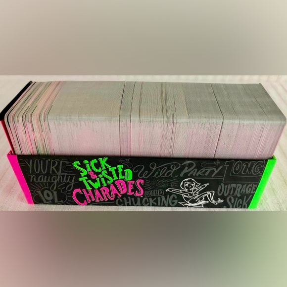 Sick and Twisted Charades Adult 18+ Party Game - Picture 4 of 7